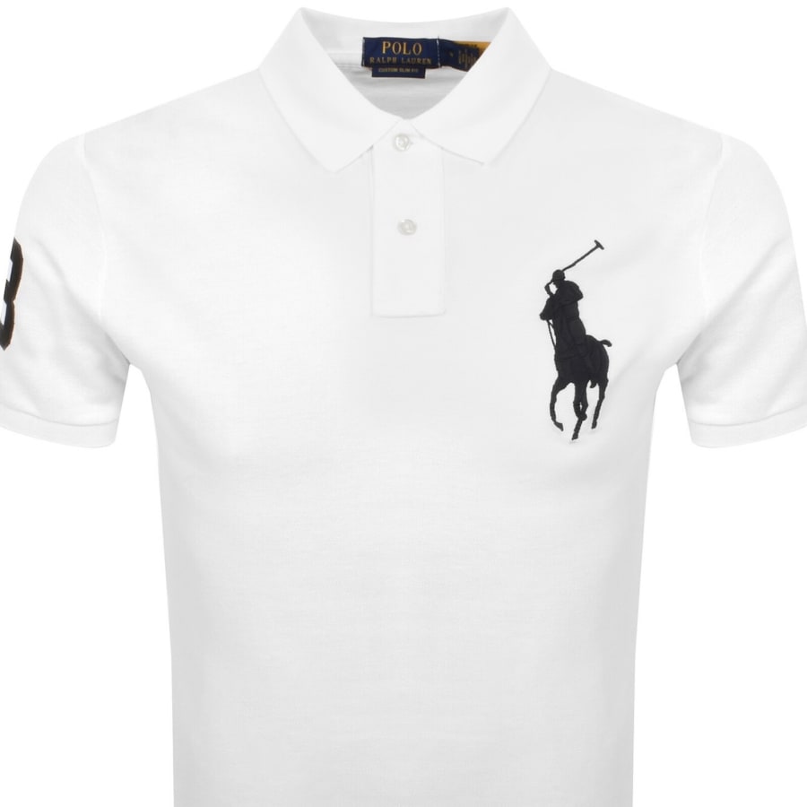 Ralph Lauren Logo Polo T Shirt White | Mainline Menswear us